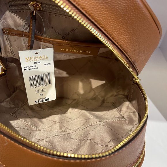 Michael Kors Adina MD Backpack MK Brown